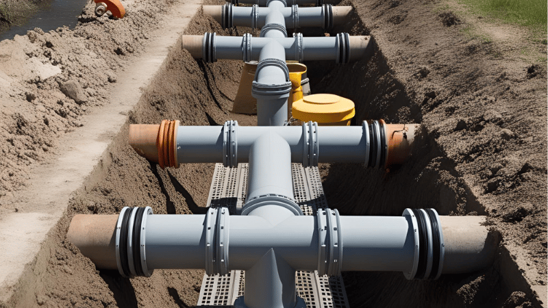 système de drainage sous terrain