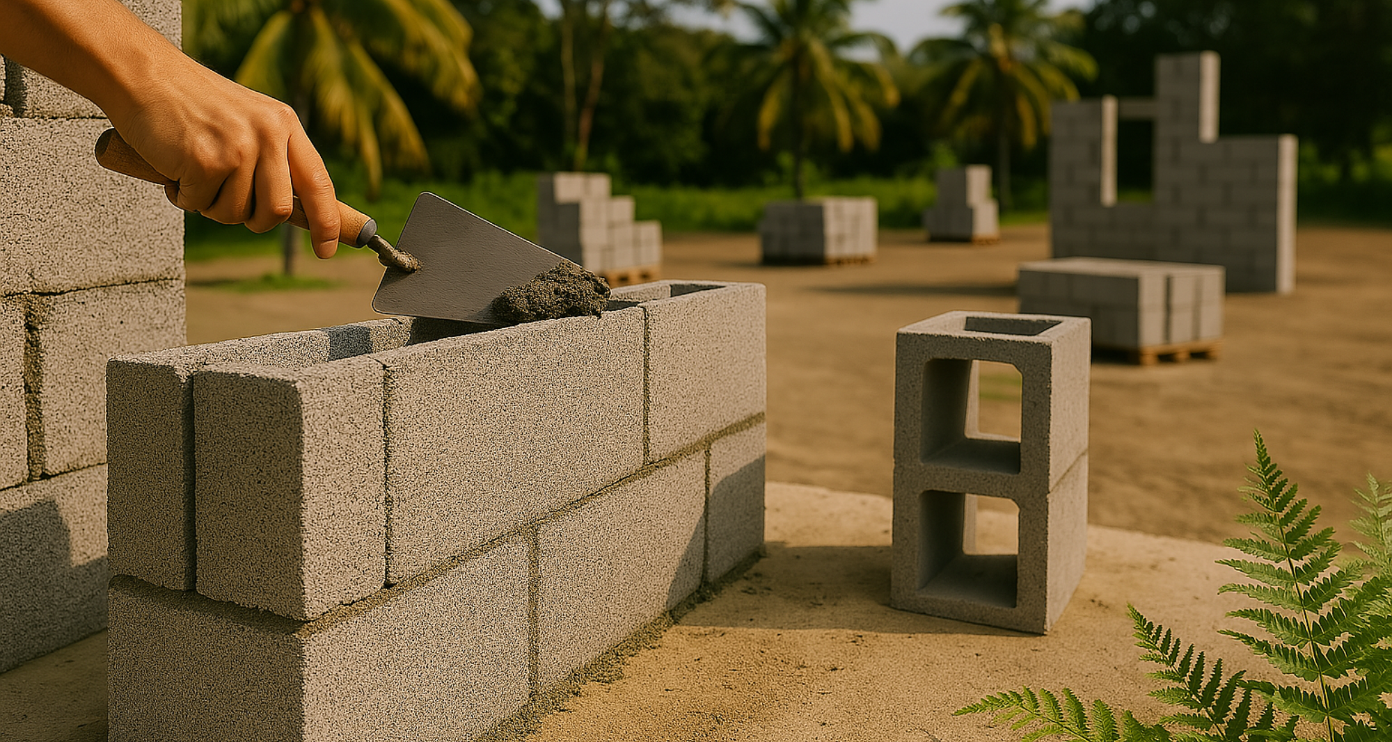 Blocs à bancher : ses 5 avantages pour vos chantiers à La Réunion