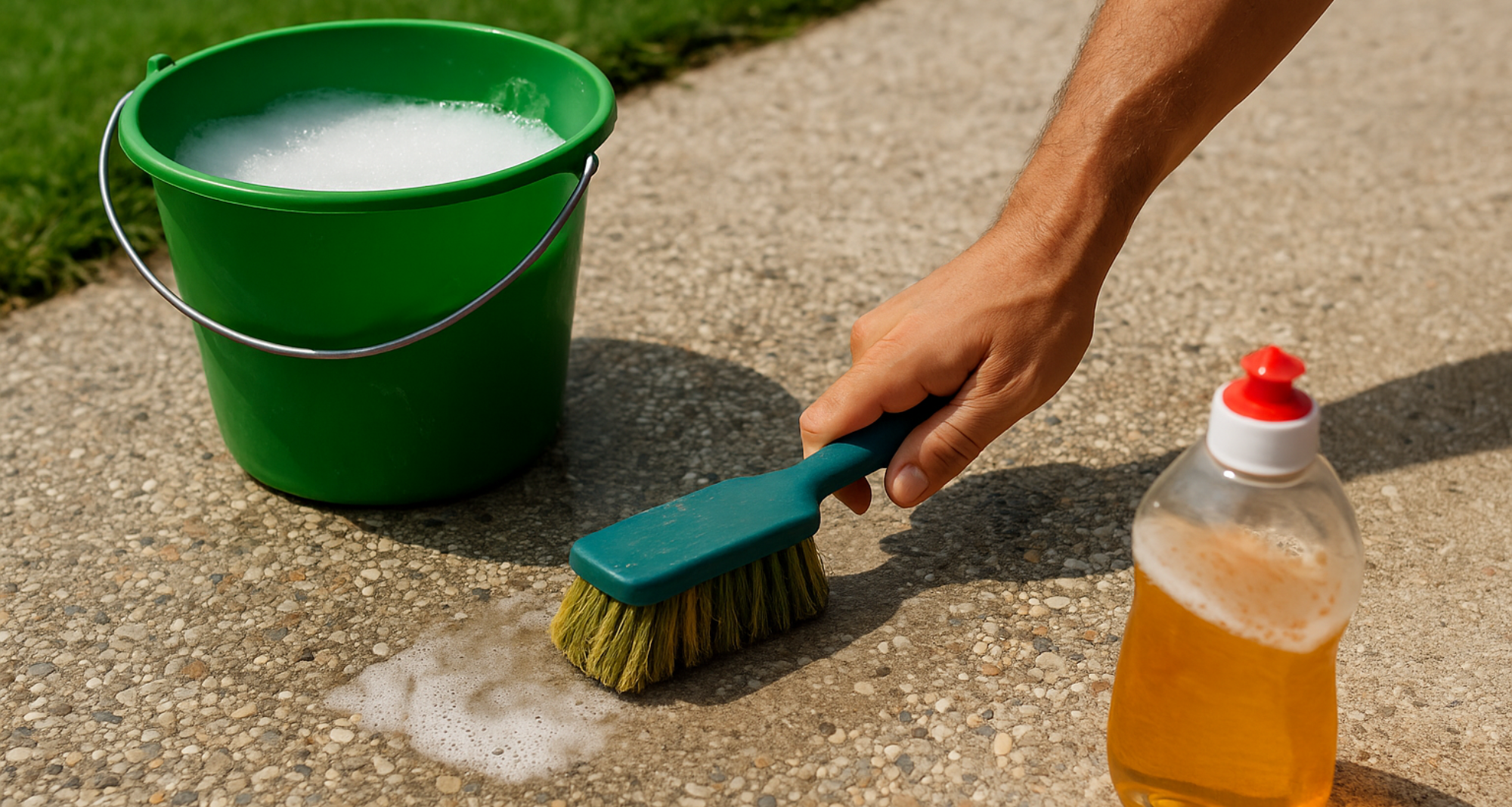 6 astuces pour le nettoyage d'un béton désactivé à La Réunion