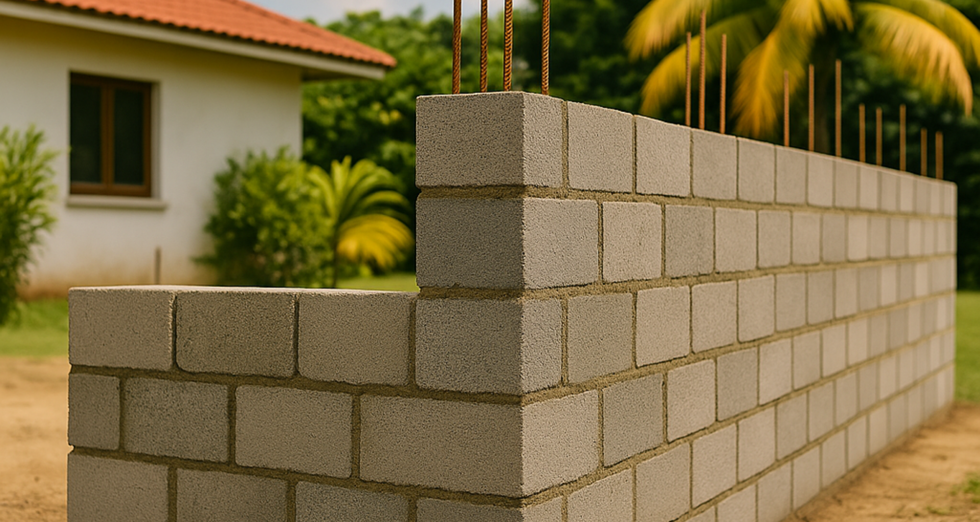 Quel est le prix d'un mur en parpaing à La Réunion ?
