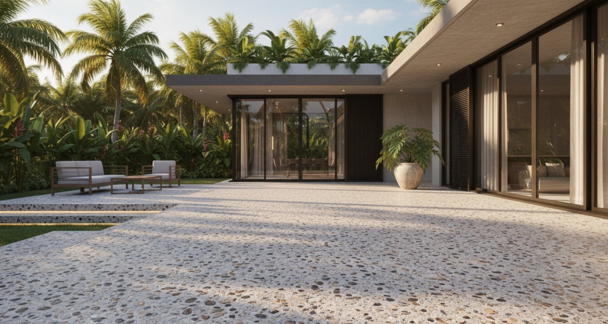 Quel prix pour du béton désactivé à La Réunion ?